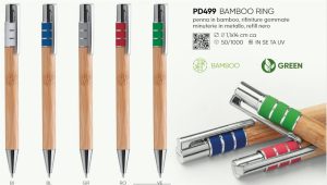 5 penna in bamboo