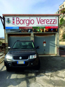 2 Comune di Borgio Verezzi cartello in dibond