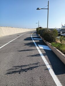 Segnaletica orrizzontale Marina di loano 6